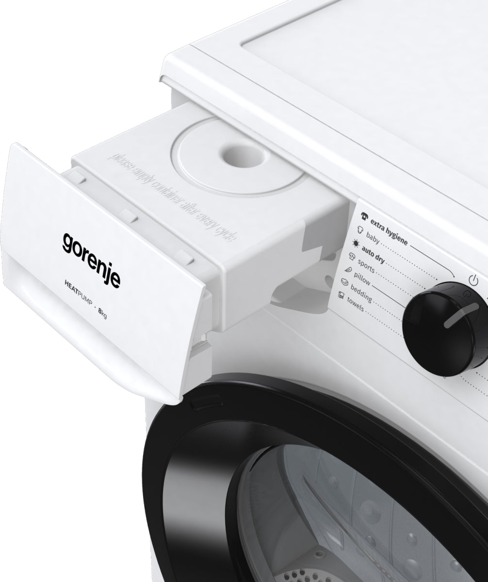 Gorenje DHNE82 sèche-linge Pose libre Charge avant 8 kg Blanc