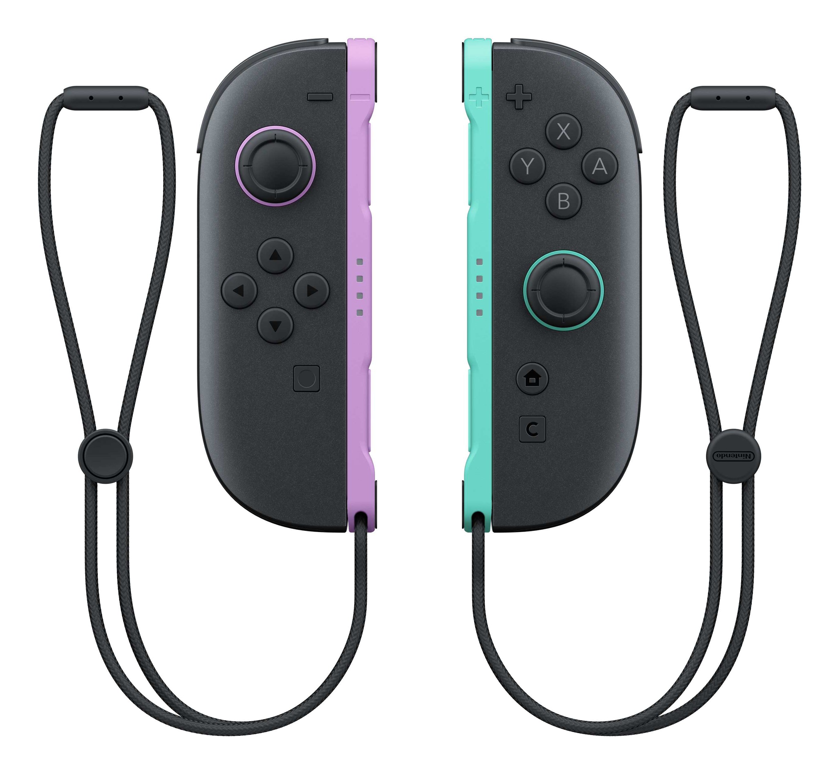 Nintendo Joy-Con 2 Noir, Vert clair, Violet Bluetooth Manette de jeu Analogique/Numérique Nintendo Switch 2