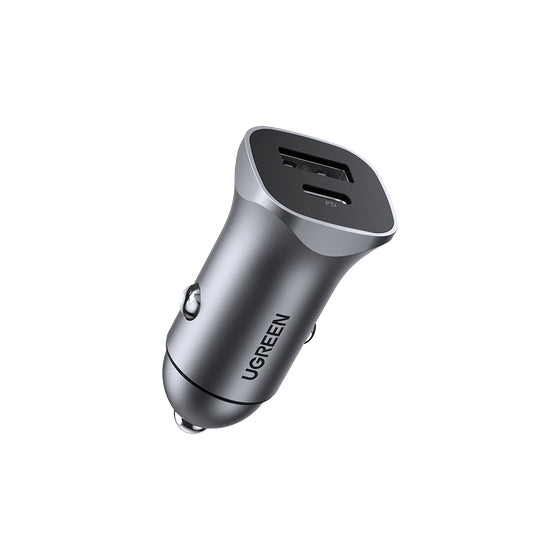 Ugreen 30780 Chargeur Allume-cigare Universel, Charge Rapide, Noir