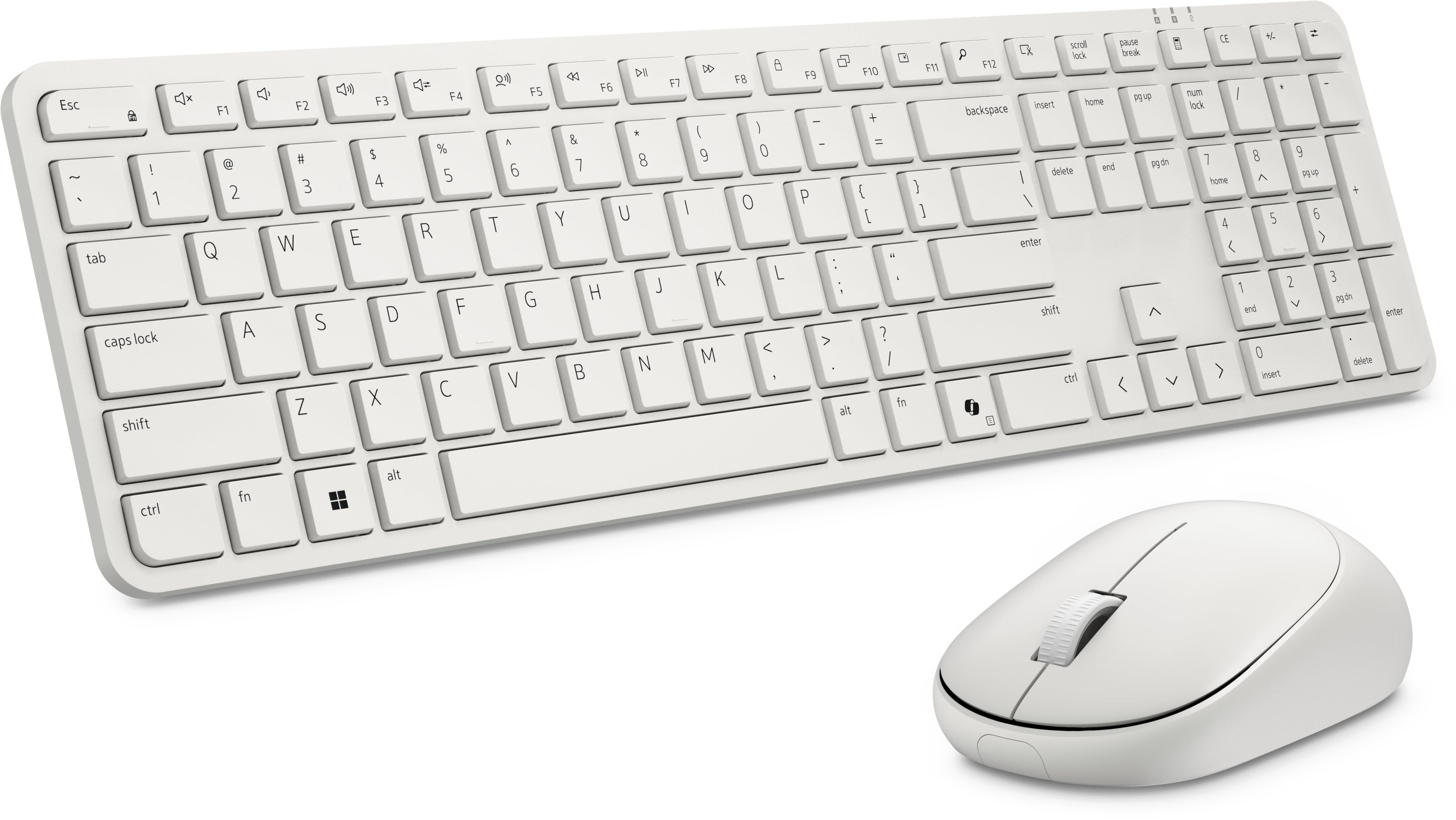 DELL Pro 5 KM526 clavier Souris incluse maison/bureau RF sans fil QWERTY US International Blanc