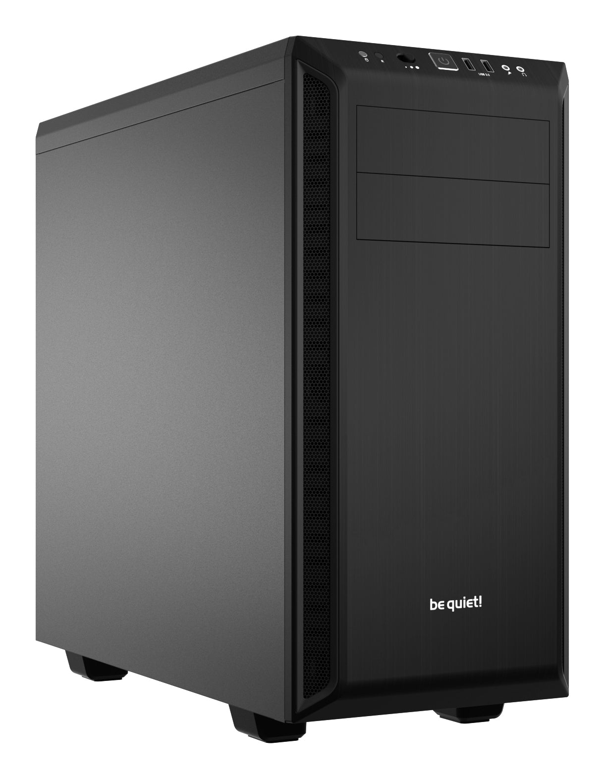 be quiet! Pure Base 600 Noir | Boîtier PC, Mini ITX / Micro ATX / ATX,1 ventilateur Pure Wings 2 120 mm, 1 ventilateur Pure Wings 2 140 mm
