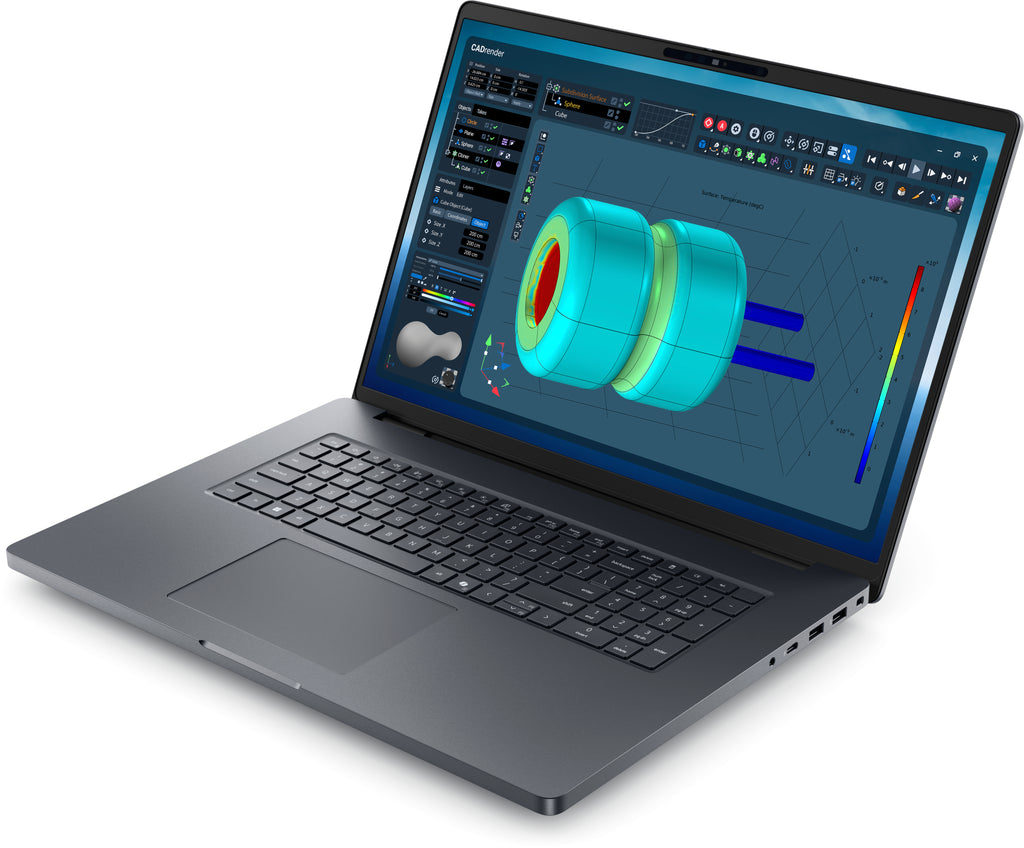DELL Pro Max 18 Plus MB18250 Intel Core Ultra 9 285HX Station de travail mobile 45,7 cm (18") Quad HD+ 32 Go DDR5-SDRAM 1 To SSD NVIDIA RTX PRO 3000 Blackwell Wi-Fi 7 (802.11be) Windows 11 Pro Allemand Noir