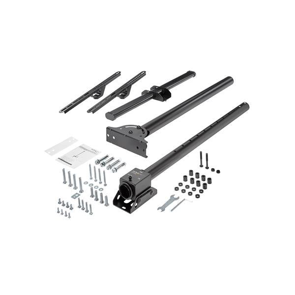 StarTech.com Support TV pour Plafond - Support Universel pour Écran Unique avec Mât Télescopique Réglable - Inclinable/P