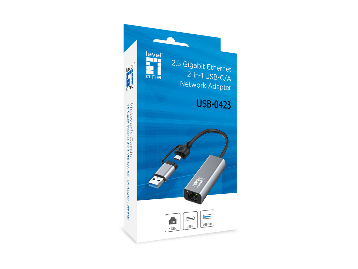 LevelOne USB-0423 carte réseau Ethernet 2500 Mbit/s - vue 5