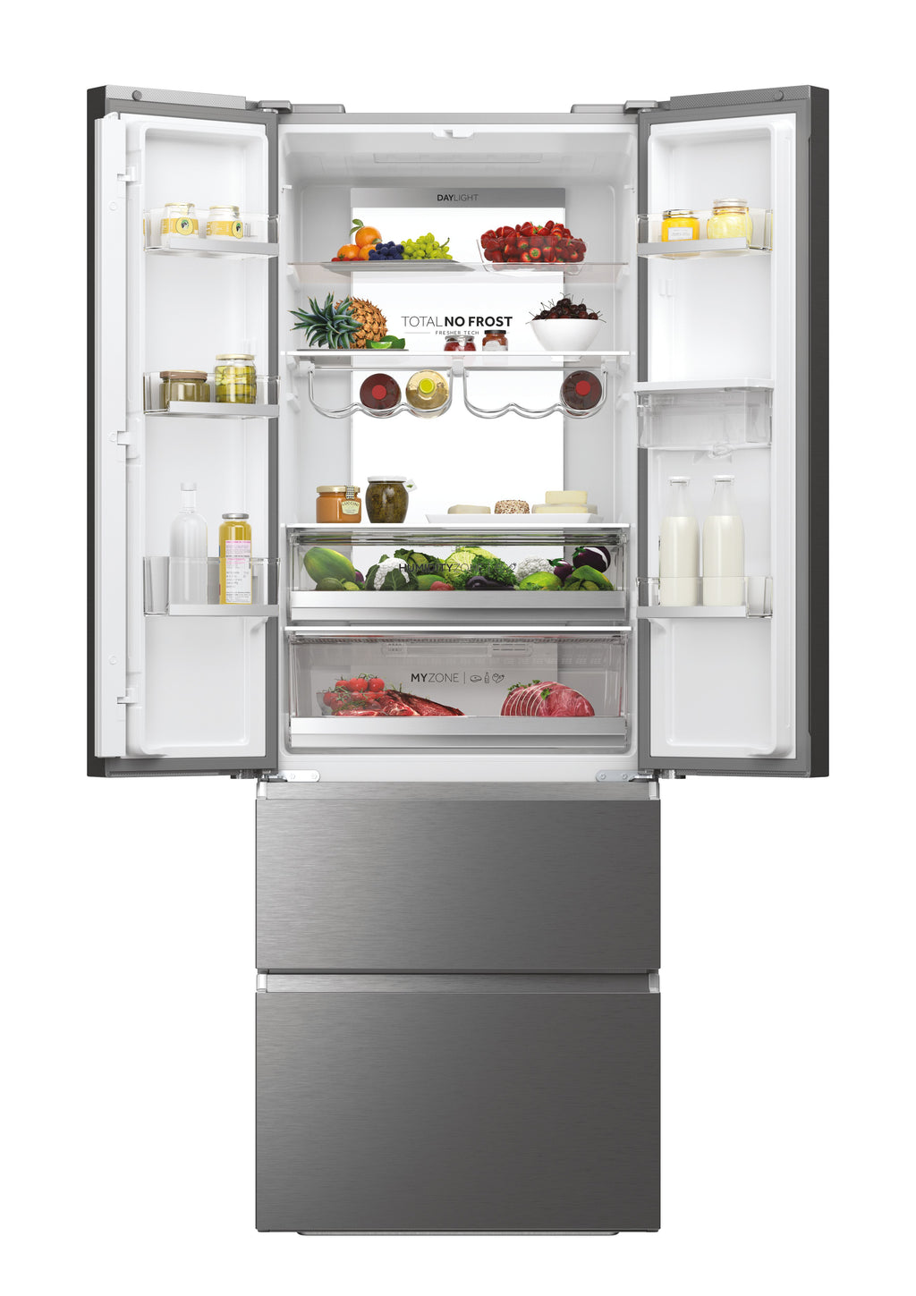 Haier HFW7720EWMP Pose libre 477 L Gris - vue 3