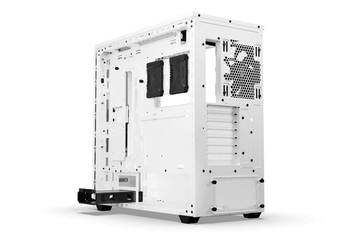 be quiet! Shadow Base 800 Blanc | Boîtier PC ARGB vitré, Mini ITX / Micro ATX / ATX / E-ATX, 3 ventilateurs Pure Wings 3