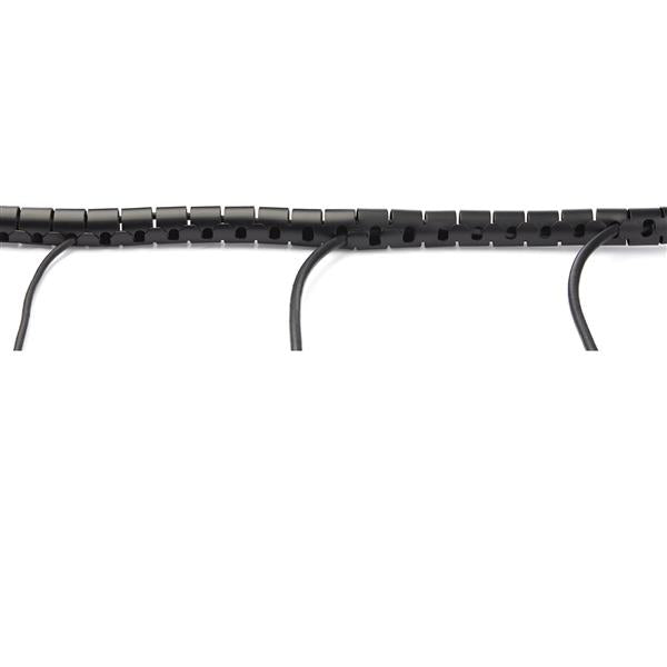 StarTech.com Gaine Spirale Range-Câble Noir, 45 mm de Diamètre, 1,5 m