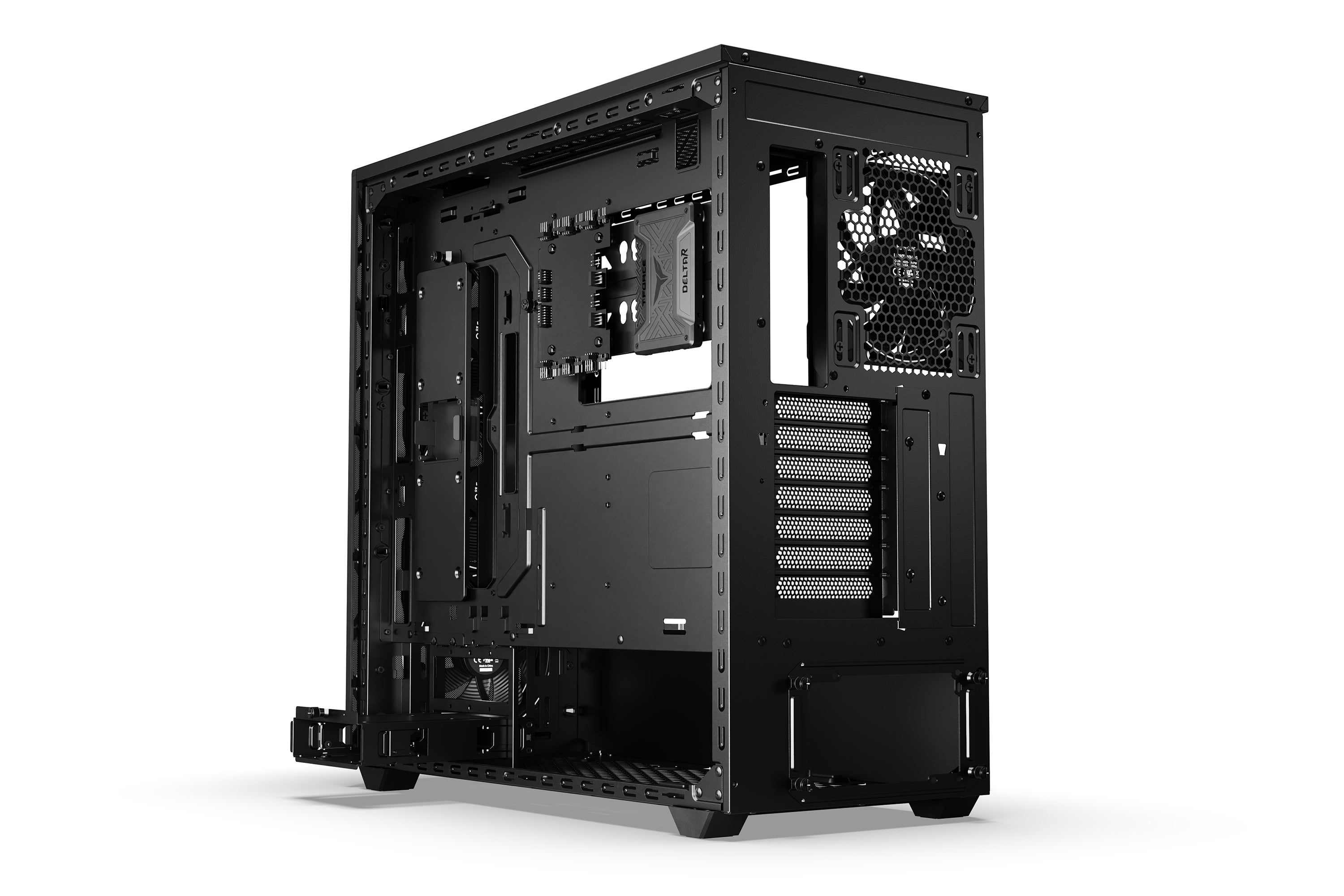 be quiet! Shadow Base 800 Noir | Boîtier PC ARGB vitré, Mini ITX / Micro ATX / ATX / E-ATX, 4 ventilateurs Light Wings PWM 140 mm