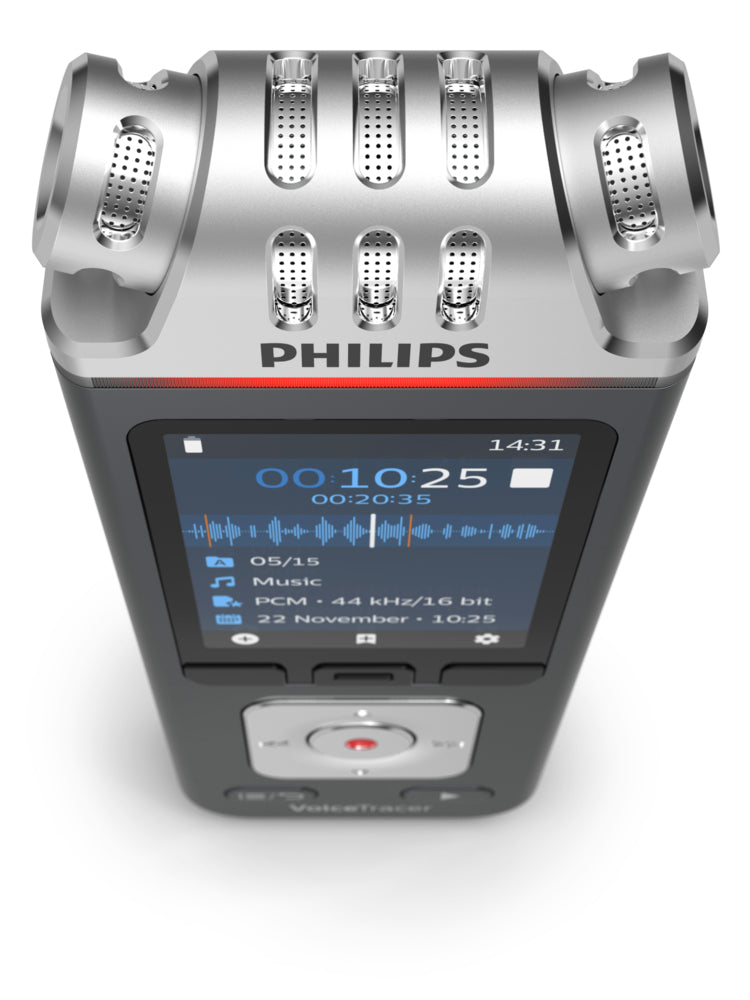 Philips VoiceTracer Noir, Gris