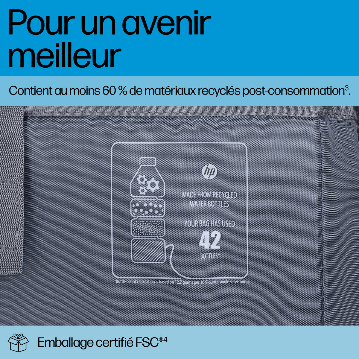 HP Sacoche pour PC portable Travel Plus 22L 16 pouces