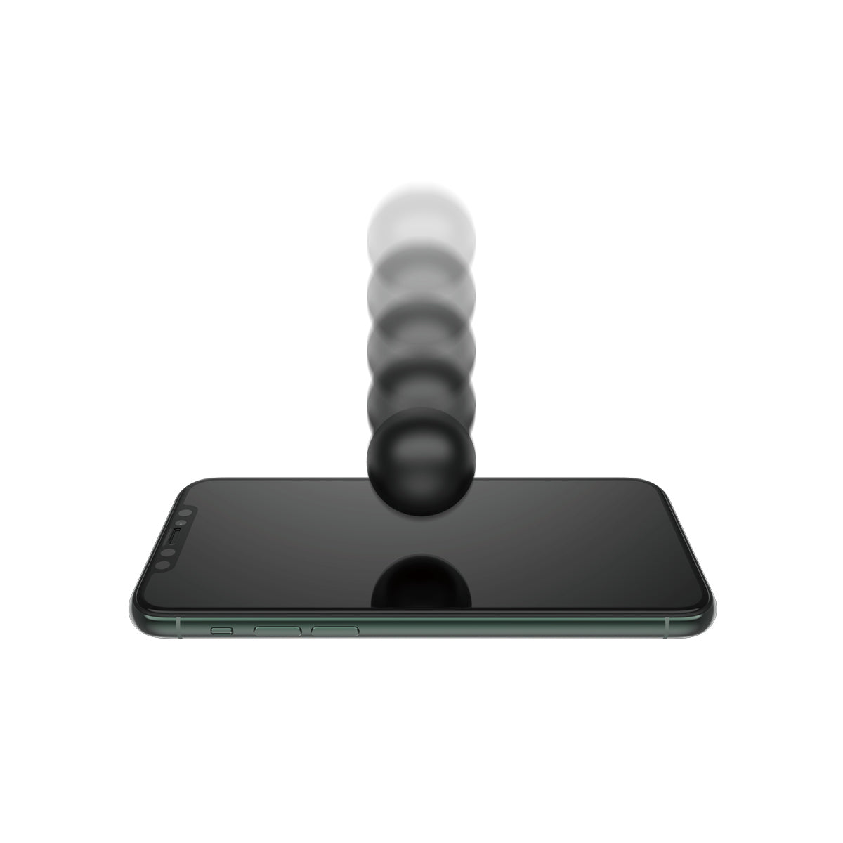 PanzerGlass Protection d'Écran de Confidentialité pour iPhone 11 Pro, X, Xs, Protection Bord à Bord, Transparent