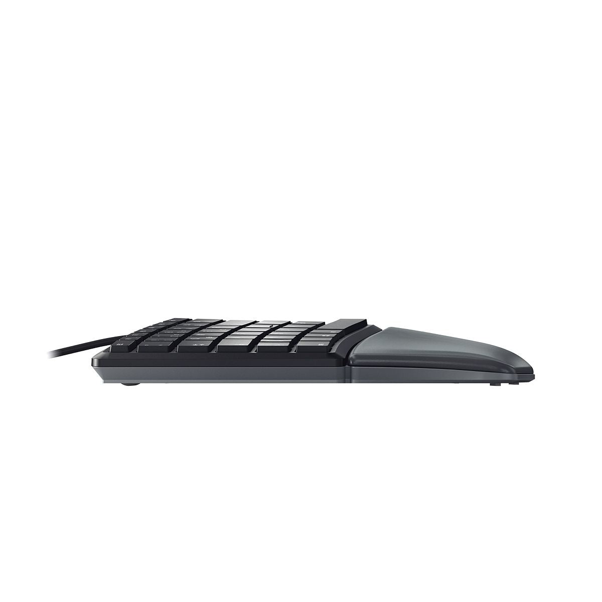 CHERRY KC 4500 ERGO Clavier Ergonomique USB QWERTY Anglais Américain, Noir