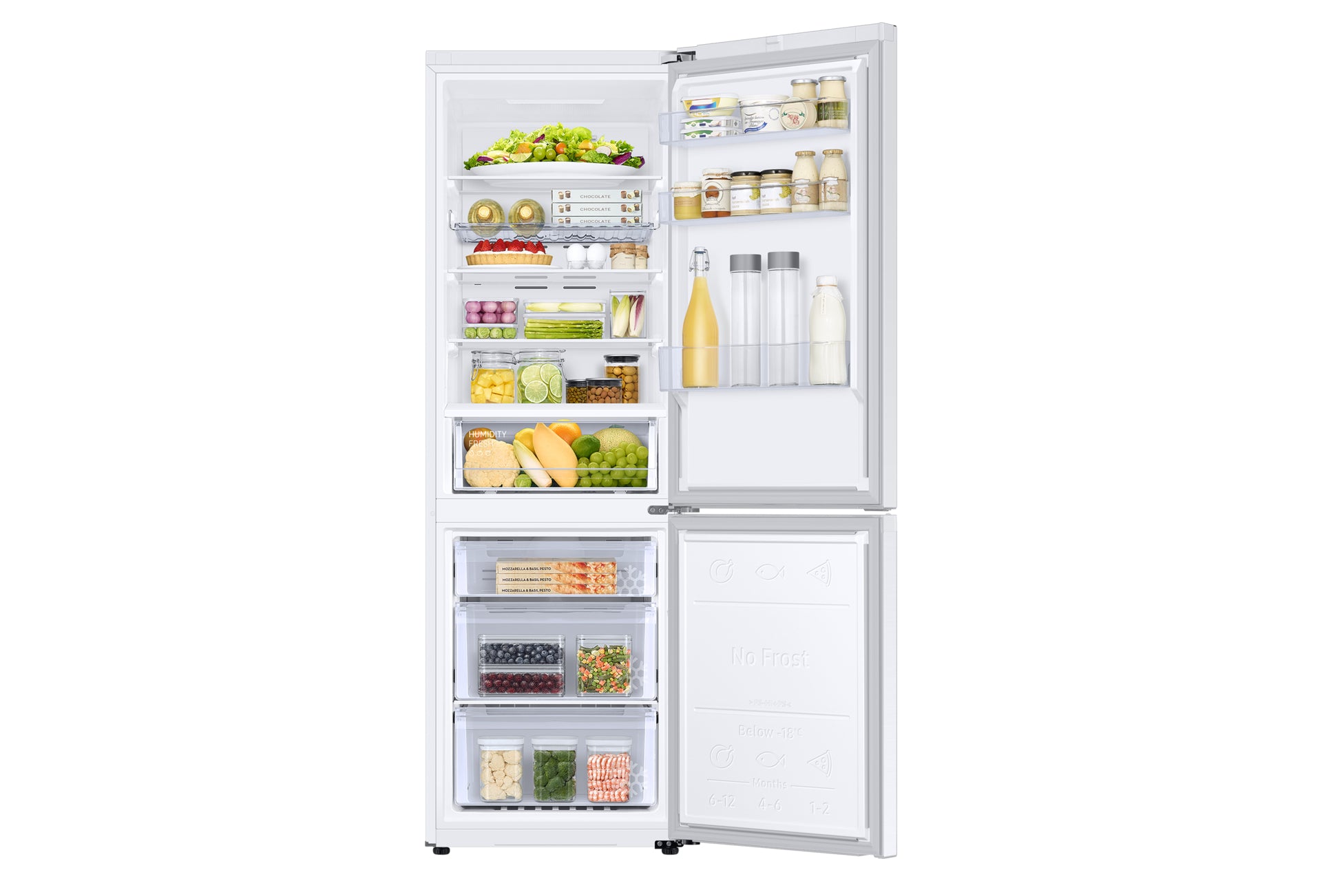 Samsung RB34C672EWW Pose libre 344 L Blanc
