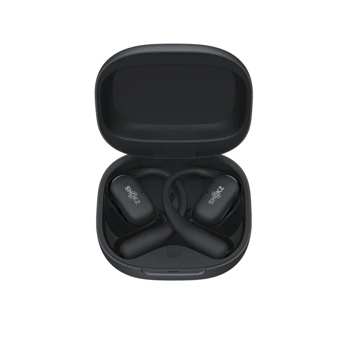 OpenFit 2+ Écouteurs Sans Fil à Crochets Auriculaires, Bluetooth pour Appels et Musique, Noir