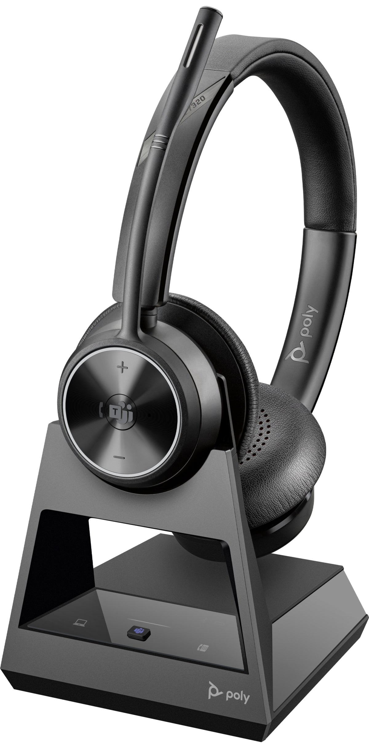 HP Poly Savi 7320 Micro-casque serre-tête Stéréo DECT 1 880-1 900 MHz certifié Microsoft Teams