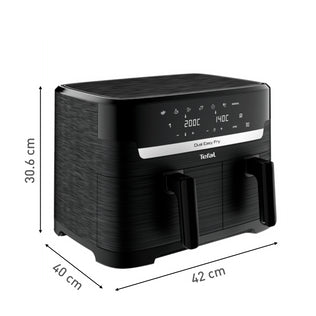 Tefal Easy Fry EY901N Double 8,3 L Autonome 2700 W Friteuse d’air chaud Noir