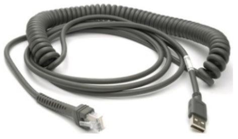 Zebra CBA-U29-C15ZBR câble USB USB 2.0 4,57 m USB A Noir