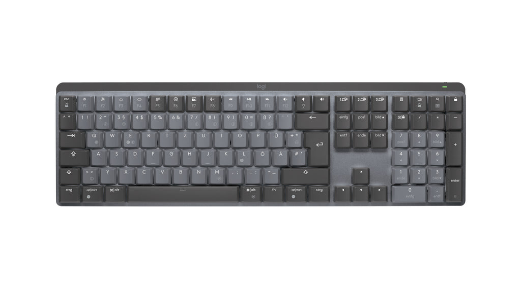 Logitech MX Mechanical Master Series, Clavier Mécanique Sans Fil, Disposition Allemande