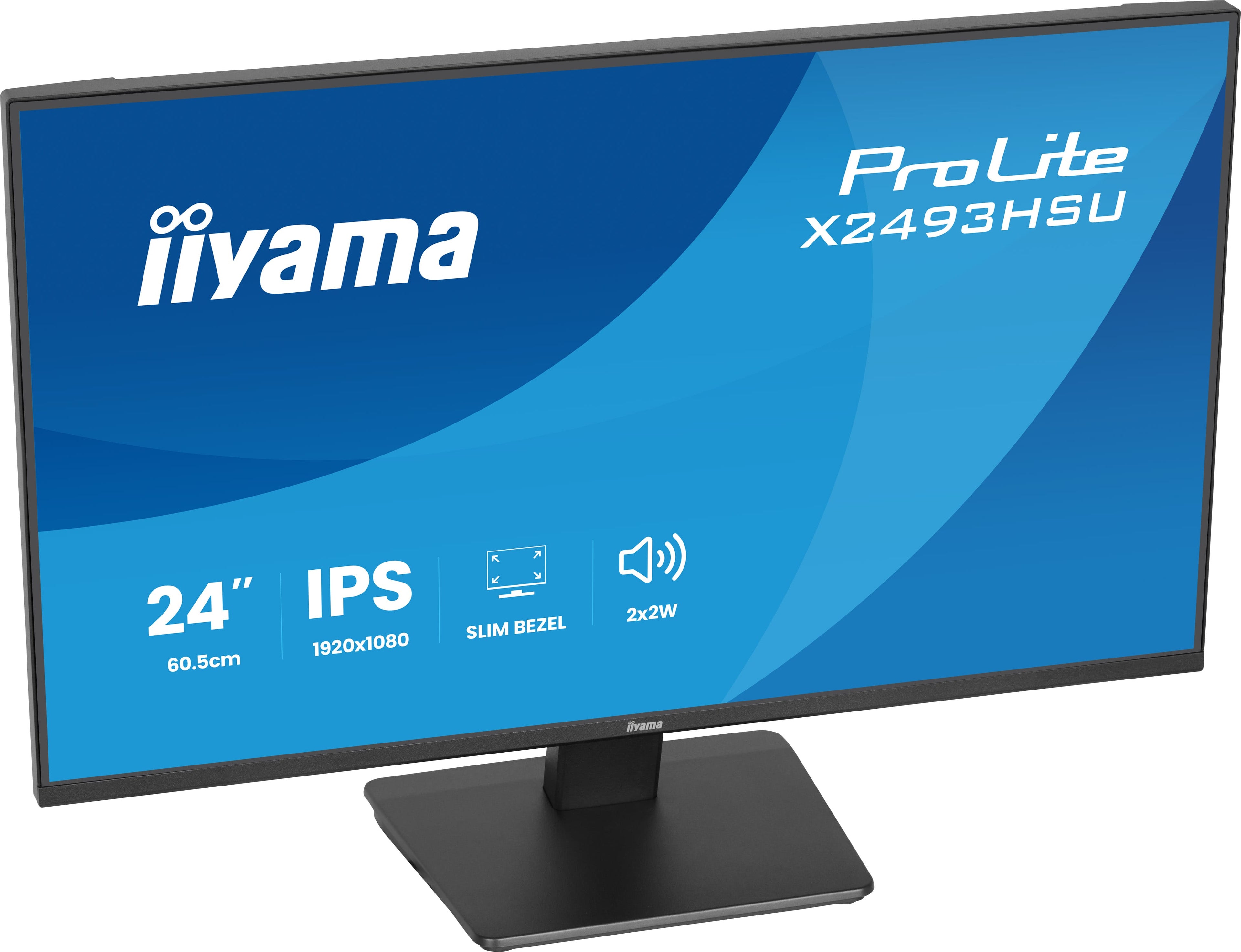 iiyama ProLite X2493HSU-B1 écran plat de PC 60,5 cm (23.8") 1920 x 1080 pixels Full HD LED Noir