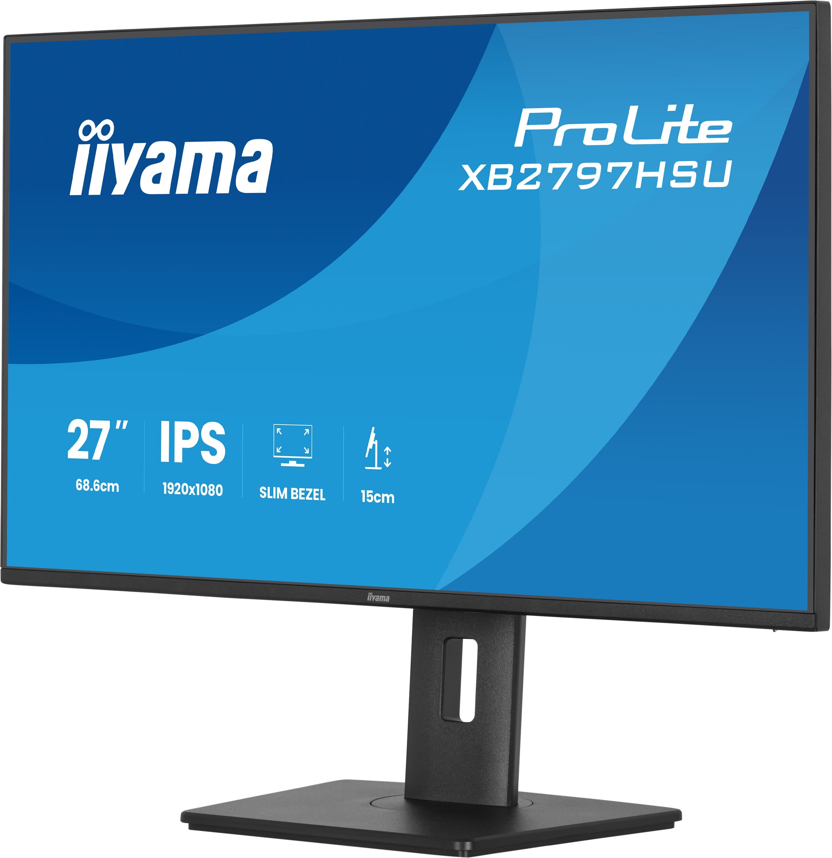 iiyama ProLite XB2797HSU-B1 écran plat de PC 68,6 cm (27") 1920 x 1080 pixels Full HD LED Noir