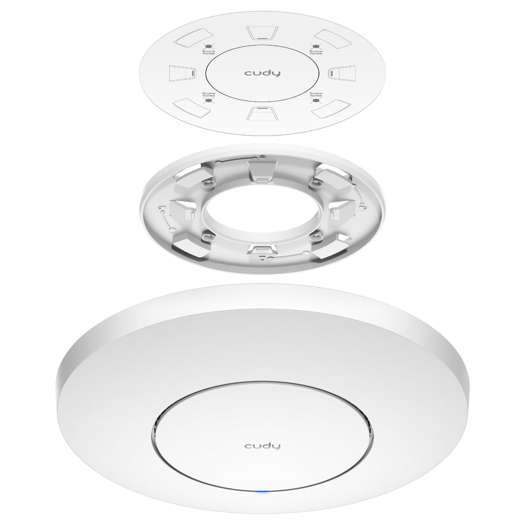 Cudy AC1300 867 Mbit/s Blanc Connexion Ethernet, supportant l'alimentation via ce port (PoE)