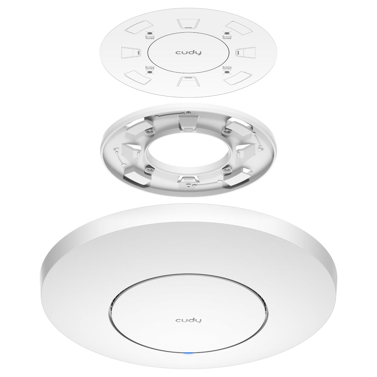 Cudy AC1300 867 Mbit/s Blanc Connexion Ethernet, supportant l'alimentation via ce port (PoE)