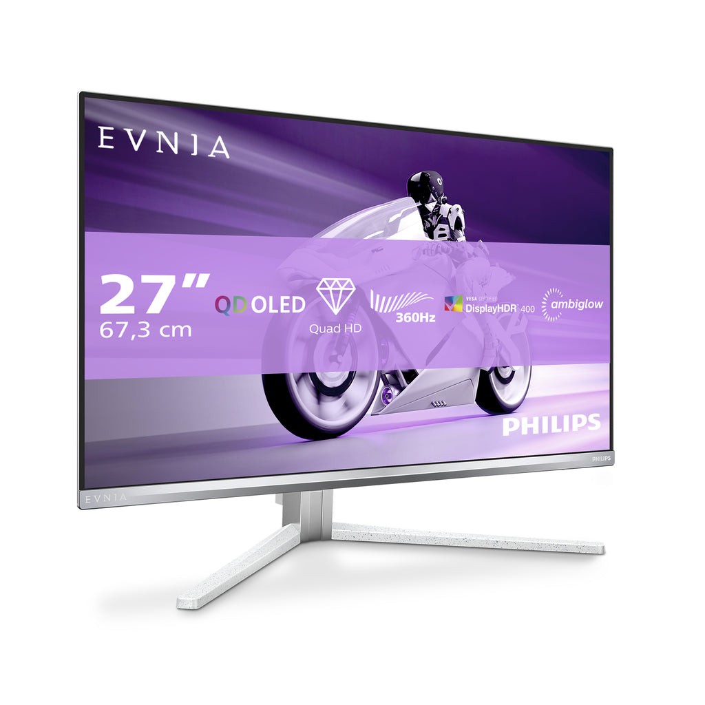 Philips Evnia 8000 27M2N8500/00 écran plat de PC 67,3 cm (26.5") 2560 x 1440 pixels Quad HD QD-OLED Blanc