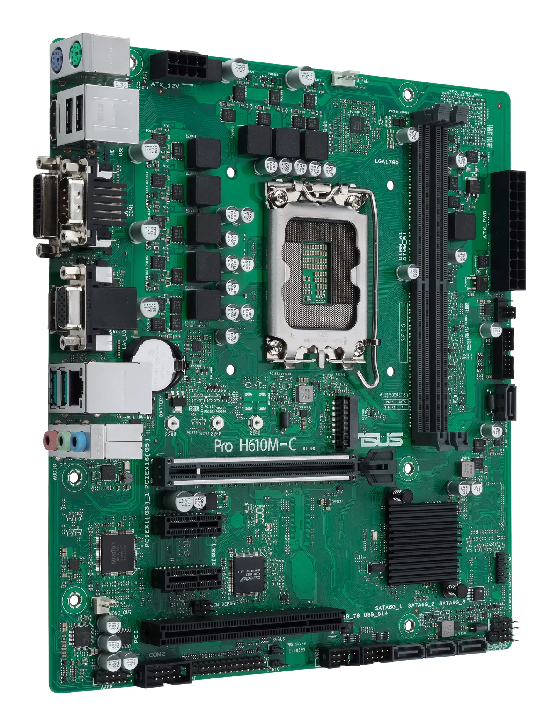 ASUS Pro H610M-C-CSM Intel H610 LGA 1700 micro ATX