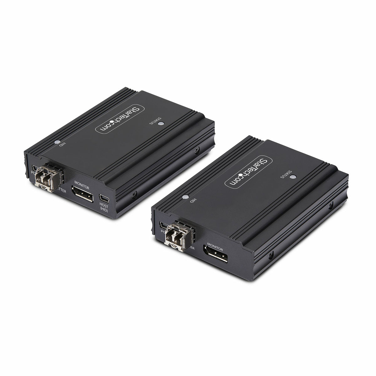 StarTech.com Extendeur KVM DisplayPort sur Fibre Optique 4K 60Hz, Kit Extension Console jusqu'à 300m Multi-Mode, Modules