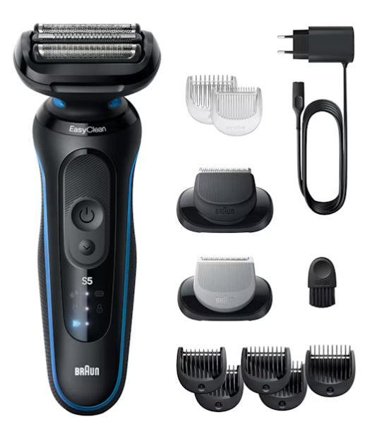 Braun Series 5 52-B1650S rasoir pour homme Rasoir à grille Tondeuse Bleu
