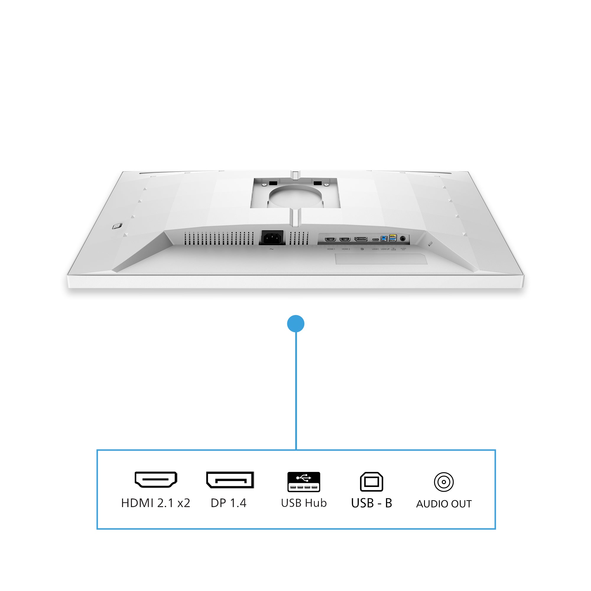 Philips Evnia 5000 écran plat de PC 68,6 cm (27") 3840 x 2160 pixels 4K Ultra HD LCD Blanc