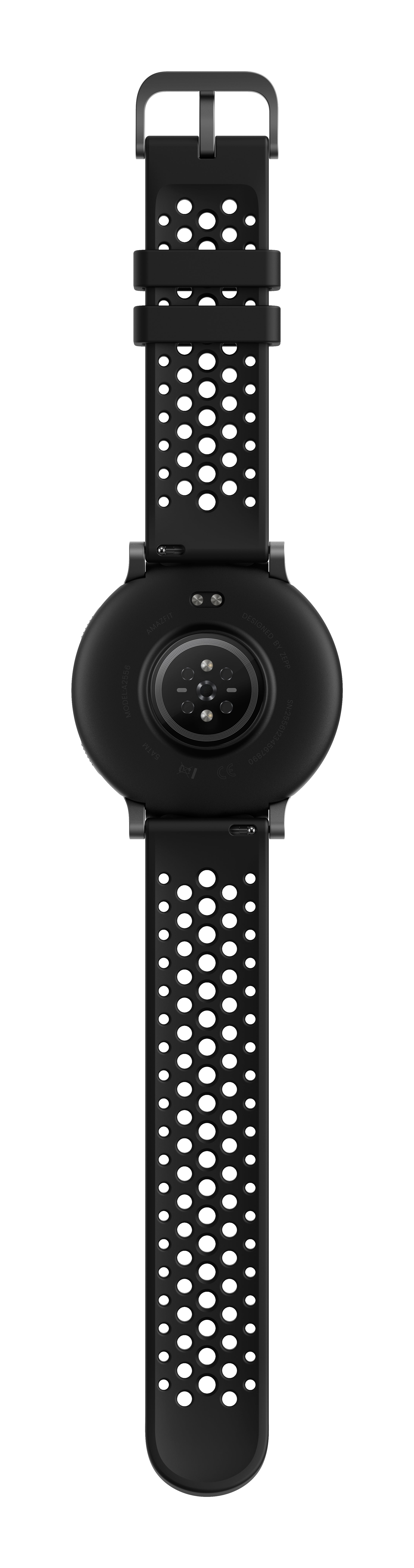 Amazfit Active Max 3,81 cm (1.5") AMOLED Numérique 480 x 480 pixels Écran tactile Noir