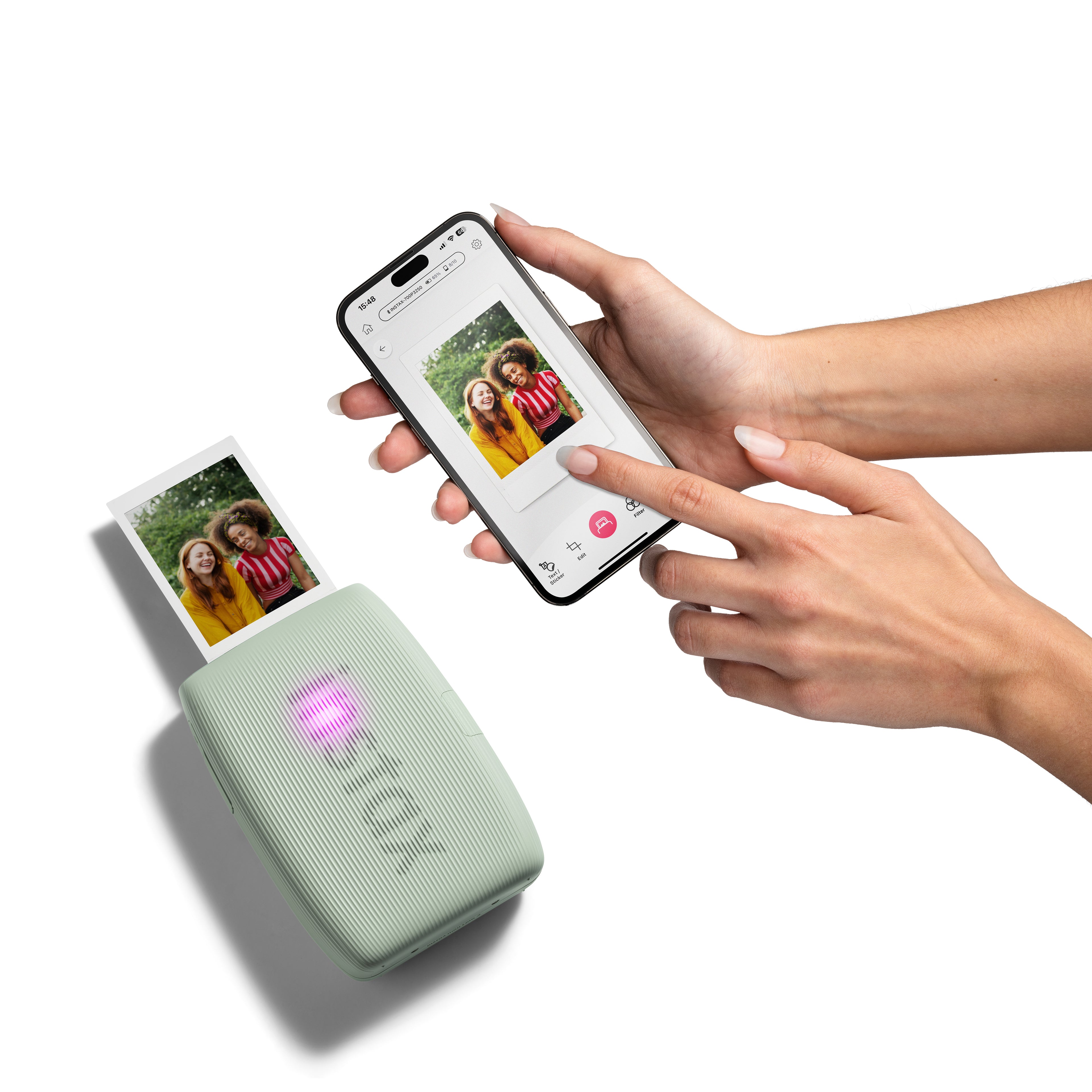 Fujifilm Instax Mini Link3 imprimante photo 800 x 600 DPI 2.4" x 1.8" (6.2x4.6 cm)