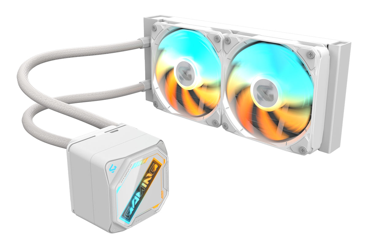 GIGABYTE GAMING 240 ICE Refroidisseur Liquide CPU, 2 Ventilateurs 120mm ARGB, Daisy-Chain, Compatible Intel LGA 1851 et 