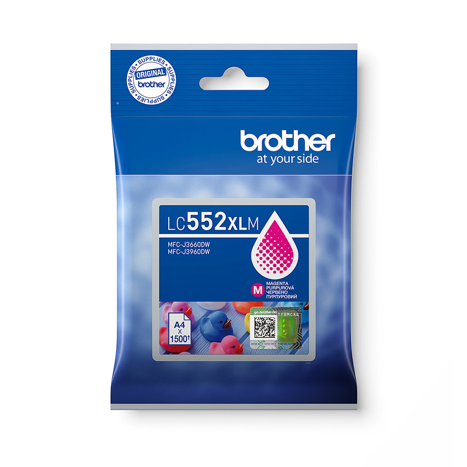 Brother LC552XLM cartouche d'encre 1 pièce(s) Original Magenta