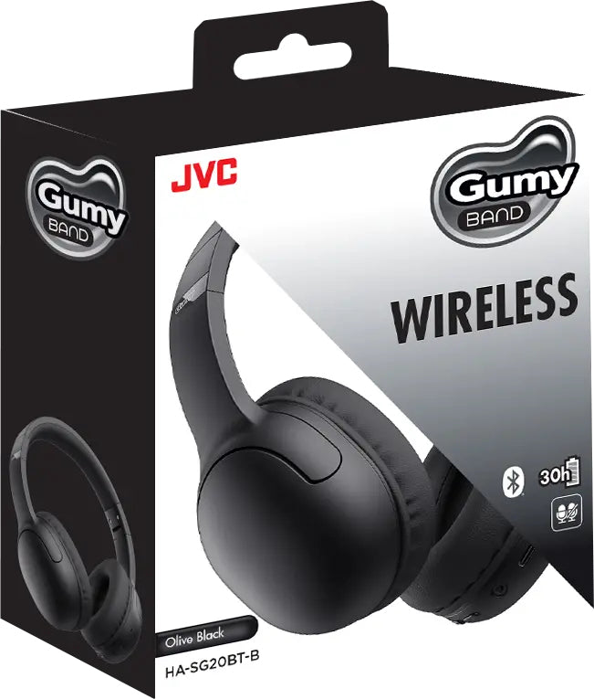 JVC Gumy Band Casque Avec fil &sans fil Arceau Appels/Musique Bluetooth Noir