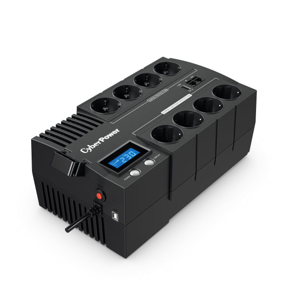 CyberPower BR1000ELCD alimentation d'énergie non interruptible Interactivité de ligne 1 kVA 600 W 8 sortie(s) CA