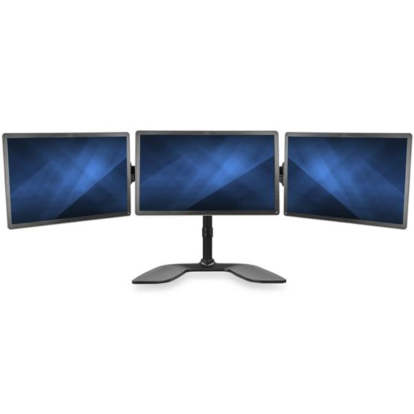 StarTech.com Support de Bureau Articulé pour Trois Écrans en Acier et Aluminium
