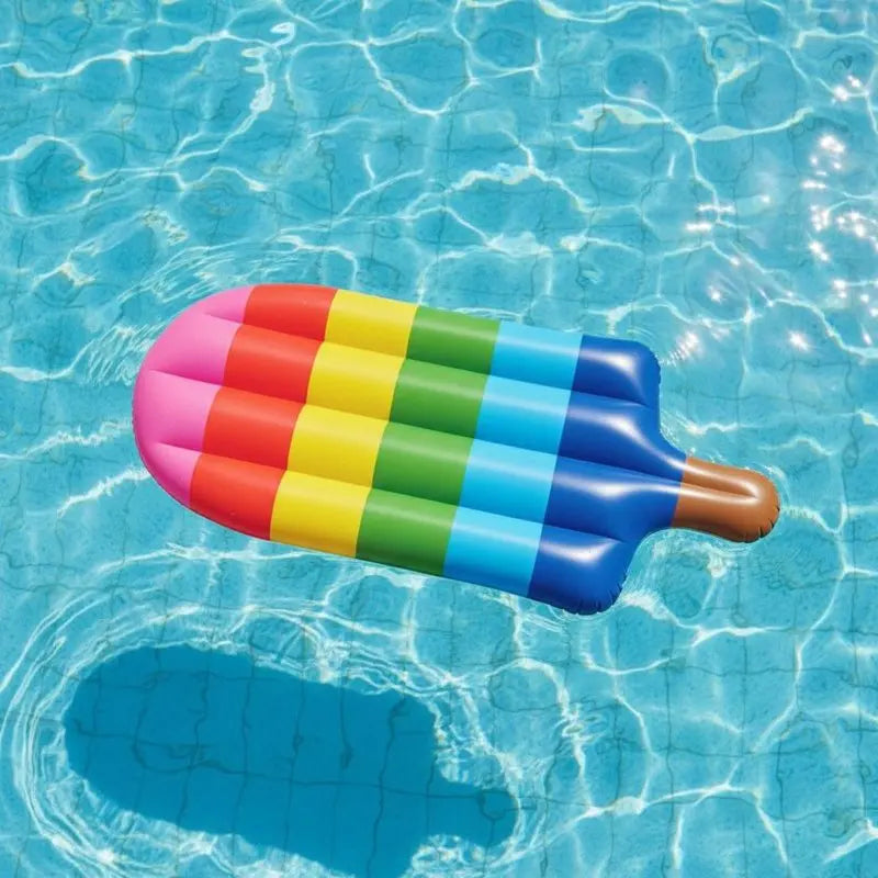 MATERAC DMUCHANY PLAŻOWY XXL DO PŁYWANIA NA BASEN PLAŻĘ MORZE WAKACJE