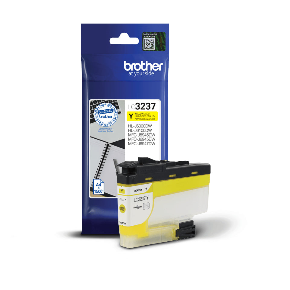 Brother LC3237Y - Cartouche d'encre originale – Jaune