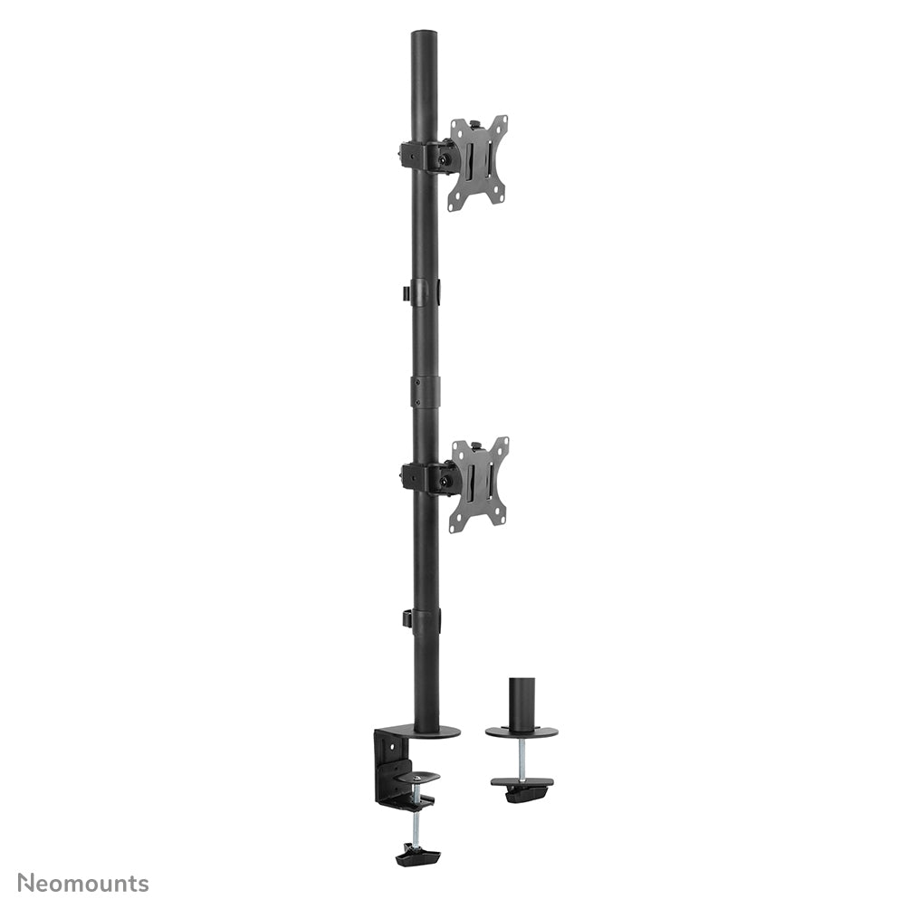 Neomounts FPMA-D550DVBLACK Support Double Écran 10-32 pouces, Installation Verticale