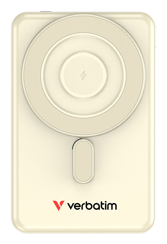 Verbatim 32253 banque d'alimentation électrique Polymère 5000 mAh Recharge sans fil Or