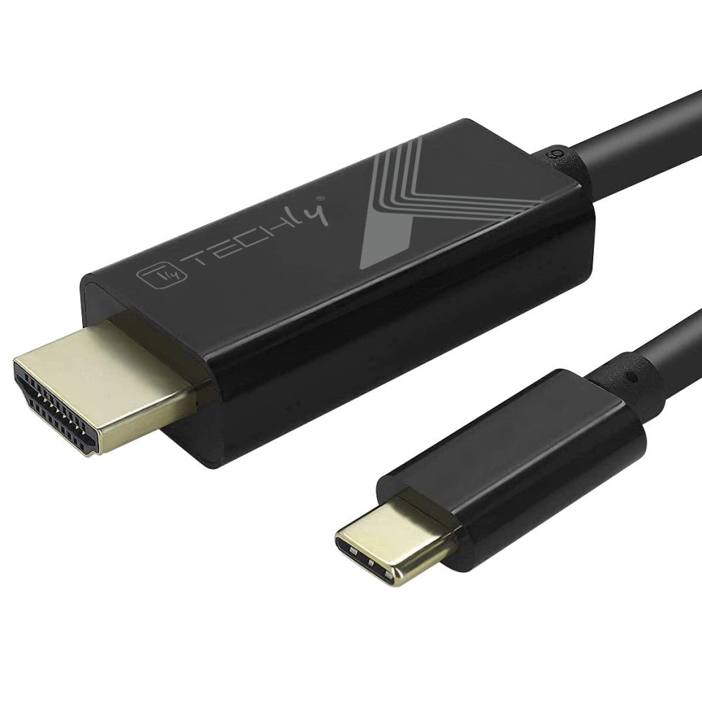 Techly IADAP USBC-HDMI2TY adaptateur graphique USB 3840 x 2160 pixels Noir