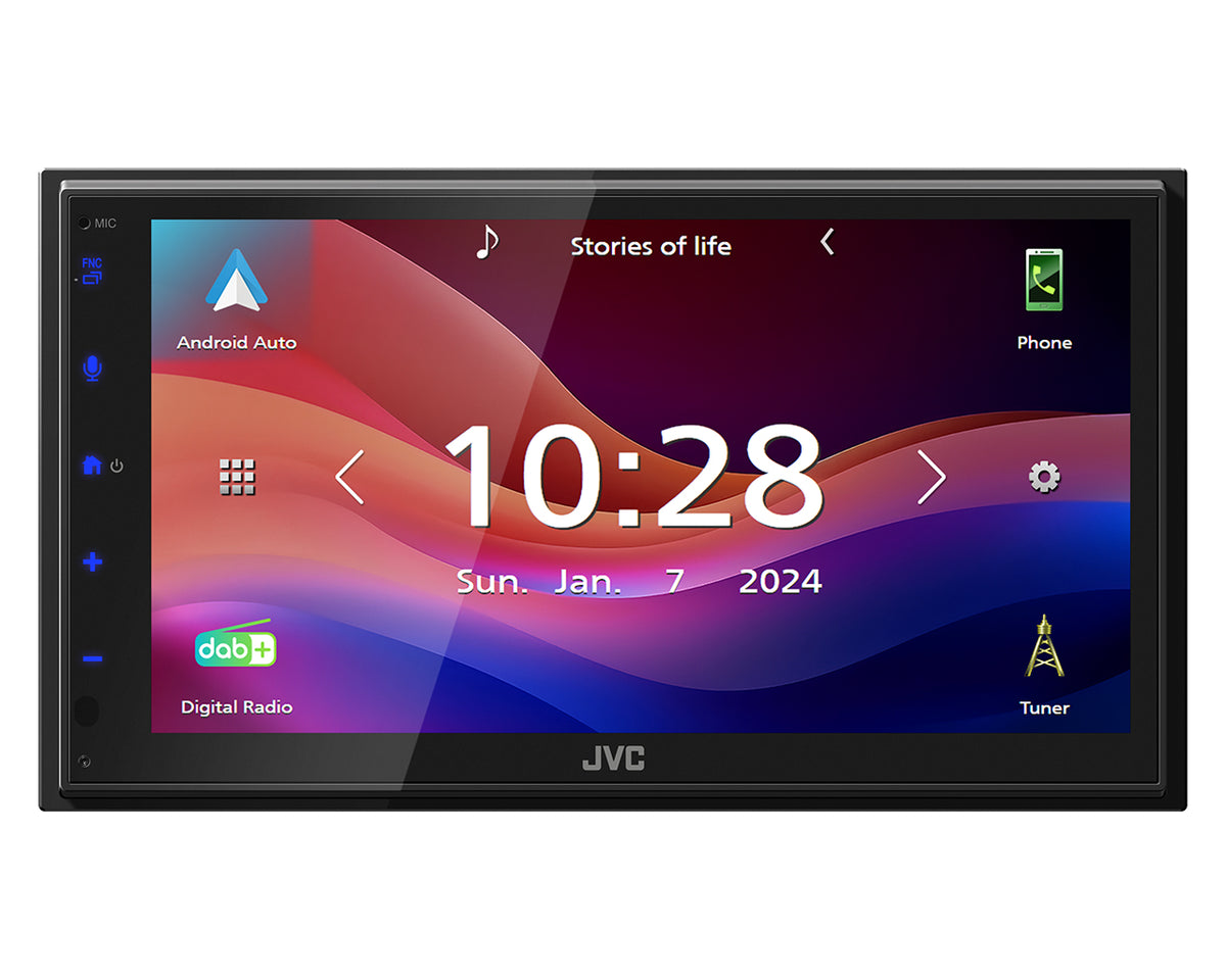 JVC KW-M695DBW récepteur multimédia de voiture Noir Wifi 200 W Bluetooth