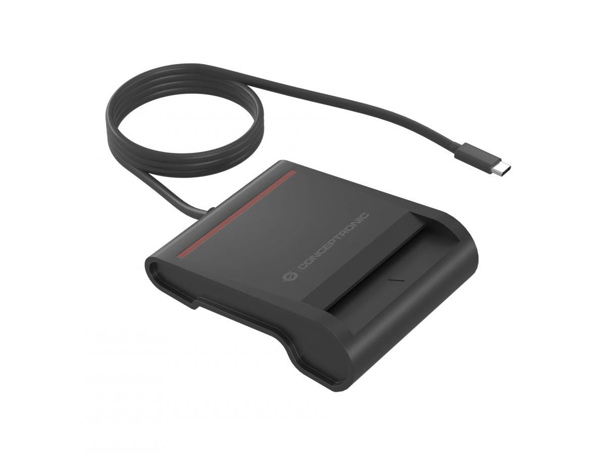 Conceptronic SCR01BC lecteur de cartes à puce Intérieure USB USB Type-C Noir