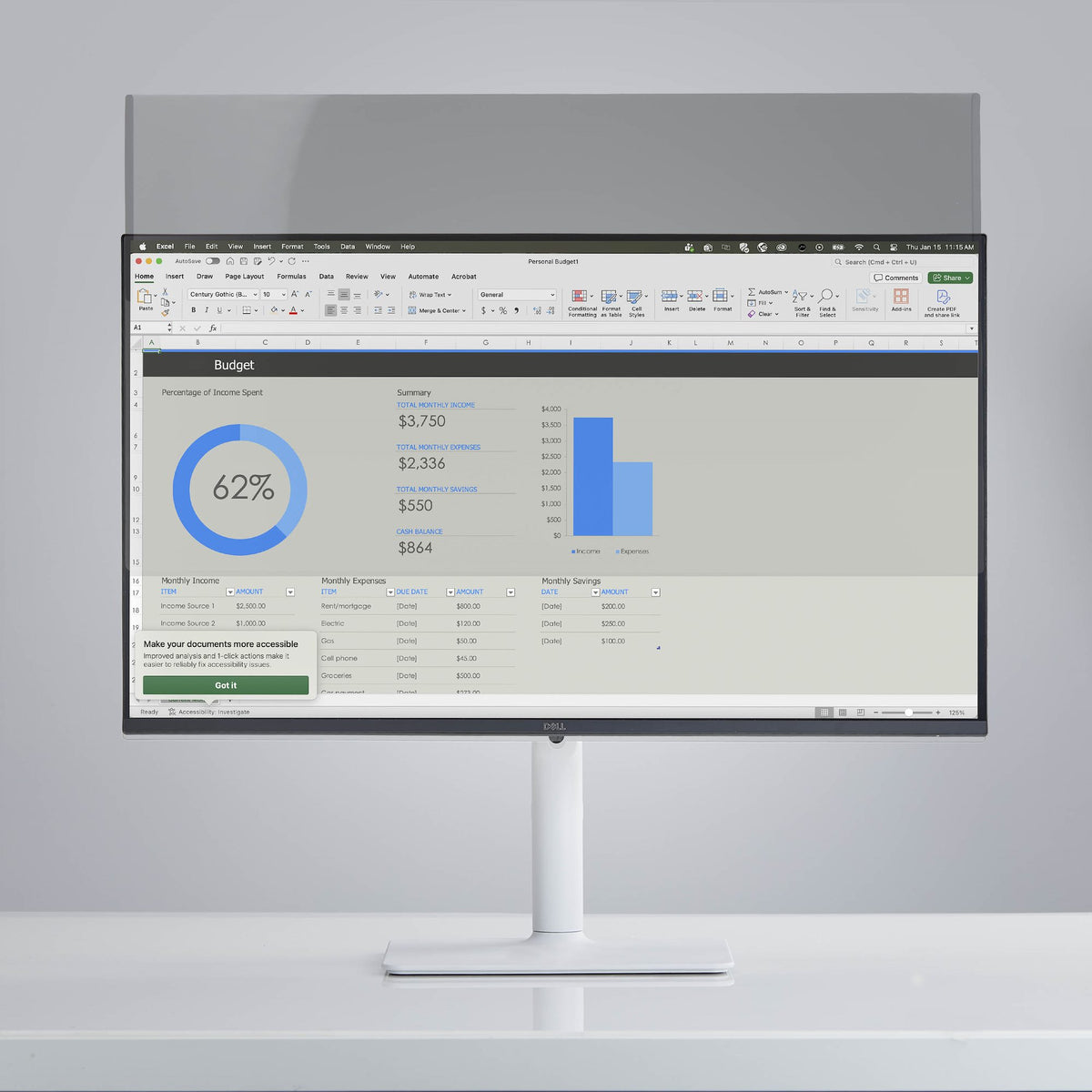 StarTech.com Filtre de Confidentialité Magnétique pour Écran Large 16:9 de 32 Pouces, Filtre Amovible, Anti-Reflets/Bril