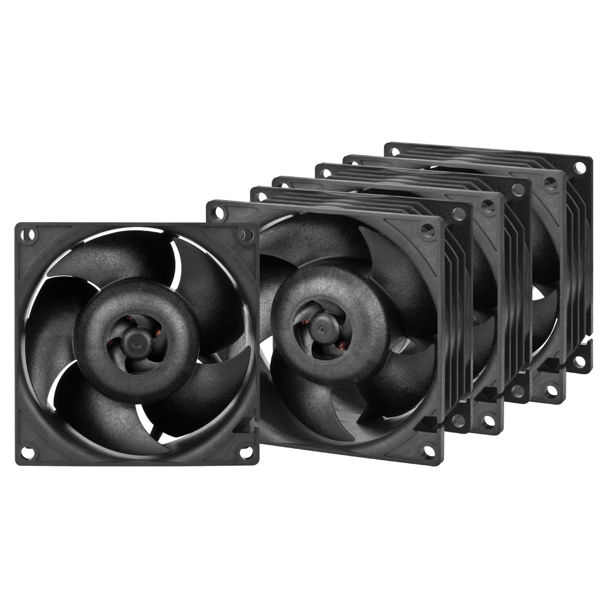 ARCTIC S8038-10K Processeur Ventilateur 8 cm Noir 4 pièce(s)