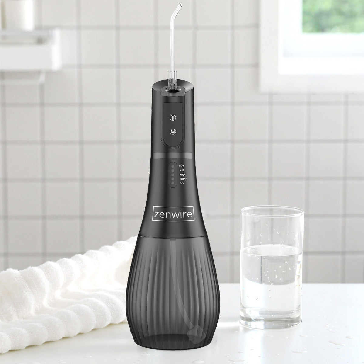 Irrigateur dentaire portable sans fil pour l'hygiène bucco-dentaire, 500 ml  Zenwire WF238