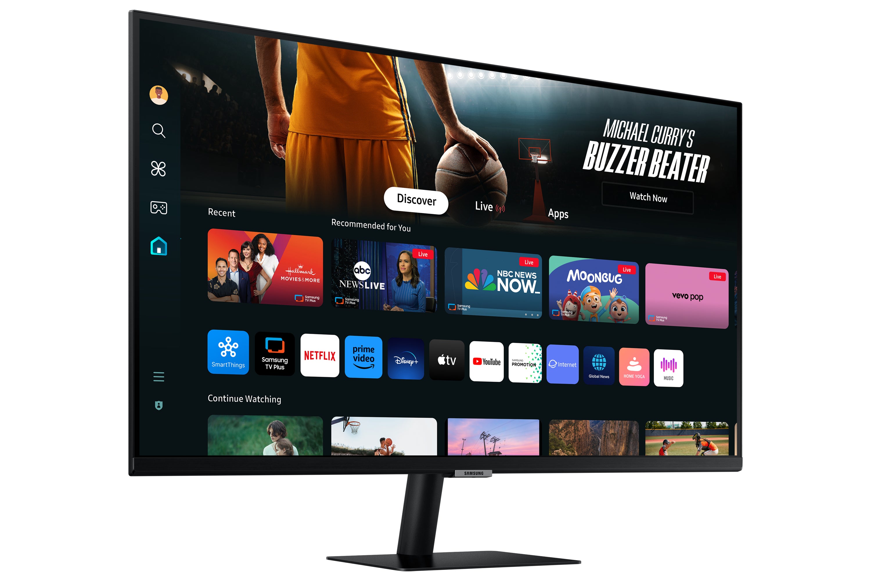 Samsung Samsung M70D écran plat de PC 81,3 cm (32") 3840 x 2160 pixels 4K Ultra HD LED Noir