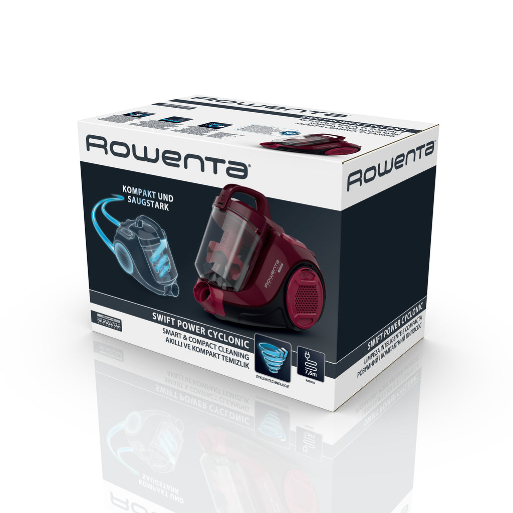 Rowenta Swift Power RO2933 1,2 L Aspirateur réservoir cylindrique Sec 750 W Sans sac - vue 6